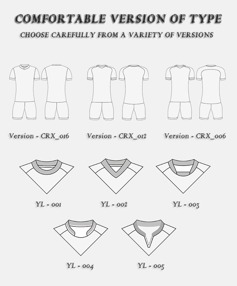 Quantity customized OEM ODM soccer set Boys and girls kids men long and short sleeve jersey football games training team uniform