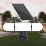 Outdoor 2K 4G LTE Security Camera Dual Lens Wide View 2 Way Talk Solar PTZ