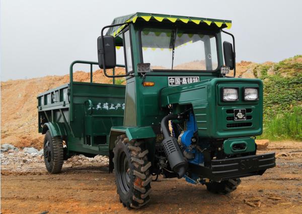 Cheap 2 Ton 4 Wheel Drive Dump Truck , Light weight All Terrain Dump Truck for sale