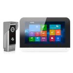 Touch Monitor ROHS 4 Wire Video Intercom System ABS Acrylic audio video door