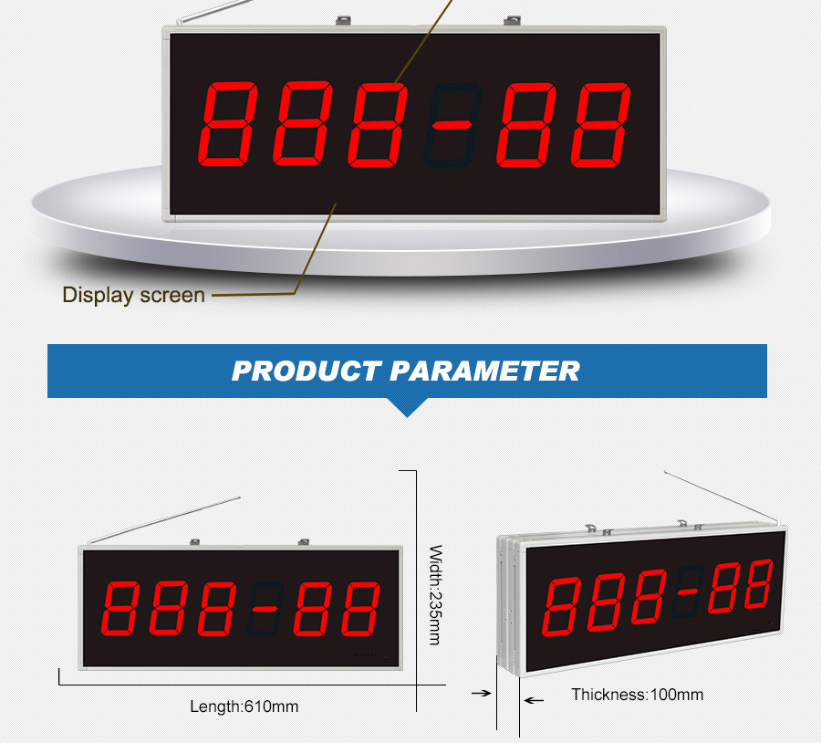 Hospital double side big size LED corridor display manufacturer