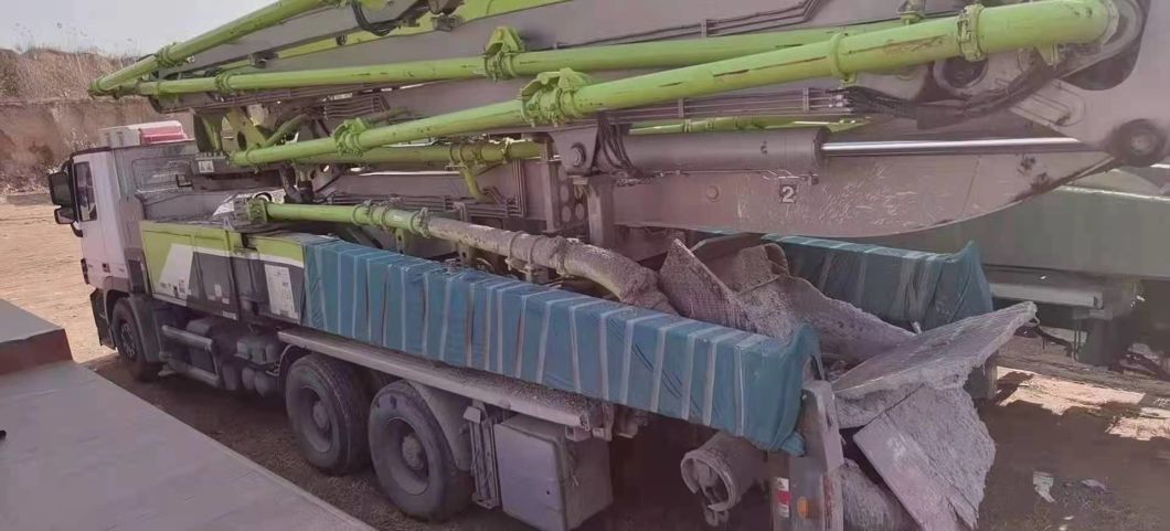 Zlj Used Heavy Equipment 49 Meter Concrete Pump Truck