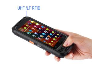 China Tempered Glass Handheld RFID Reader Pos Terminal BH86 CE ROHS Approved on sale