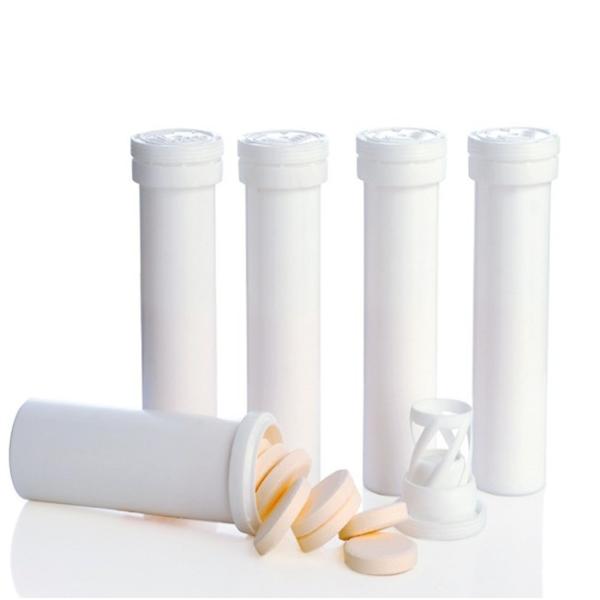 Effervescent Tablet Vitamin C Tubes Packaging Childproof Health Safe Candy