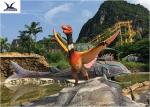 Outdoor Amusement Park Decoration Fiberglass Giant Wild Animal Bird Statues