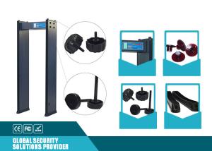 Quality Factory Inspection 200 Sensitivity Archway Metal Detector , 4 Zone Walk Through Security Scanners wholesale
