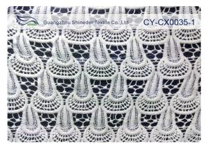 Quality OEM / ODM Embroidered Lace Fabric for Bedding &amp; Home Textile CY-CX0035-1 wholesale