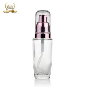 Quality Frosty OEM Foundation Pump Bottle MSDS Certification Cosmetic Glass Bottles wholesale