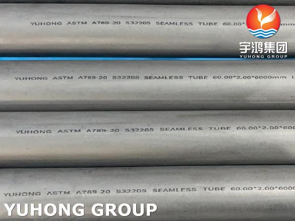 ASTM A789 UNS S32205 Seamless Duplex Stainless Steel Tubes For Seawater