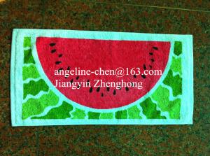 Quality 100% cotton printed gift towels wholesale