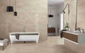 Quality Grey Marble Effect Ceramic Wall Tiles 400*800mm Size Interior Glazed wholesale
