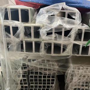 Quality 2024 5052 10mm 75mm Aluminum Rectangular Pipe SS Tube 6m Length For Building wholesale