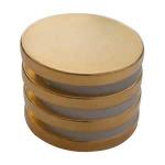 Beauty Gold Coated Good Quality Disc Neodymium Iorn Boron Magnet