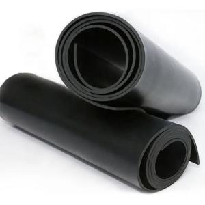 Quality Sale Black Shock Absorption Rubber Matting Customized with EPDM Silicone Rubber Sheet wholesale