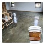 Transparent Concrete Floor Paint for Kitchen Renovation Project Base on Color