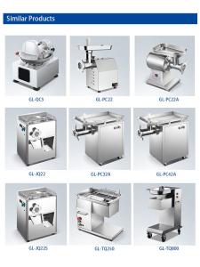 Quality Quiet Bowl Cutter With Wear Resistant Belt 1.5KW National Standard Copper Wire Motor 30L Volume wholesale