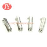 Hot Sales Custom Logo Rose Gold Square Metal Aglet For Sport Shoe