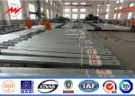 Round Tapered Electrical Power Pole 132kv Power Transmission Tower