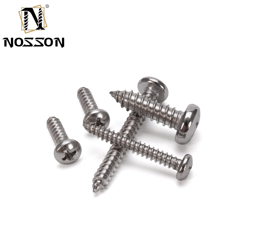 Self Tapping CSK Flat Head Chipboard Wood Screw 304 316 Stainless Steel for Plastic Metal in INCH Measurement System