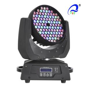 Quality 108PCS 12CH RGBW LED Moving Head Wash Light / Strobe Zoom Stage LED Lights wholesale