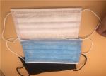 3 Ply Disposable Earloop Face Mask Non Woven / Disposable Medical Masks