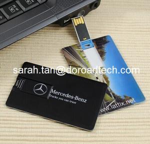 Quality Plastic Card High Speed USB Flash Drives with Customized Printing wholesale
