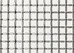 Natural Color 2.5mm Embossed Lock Crimp Wire Mesh Metal Screen For Cabinet Doors