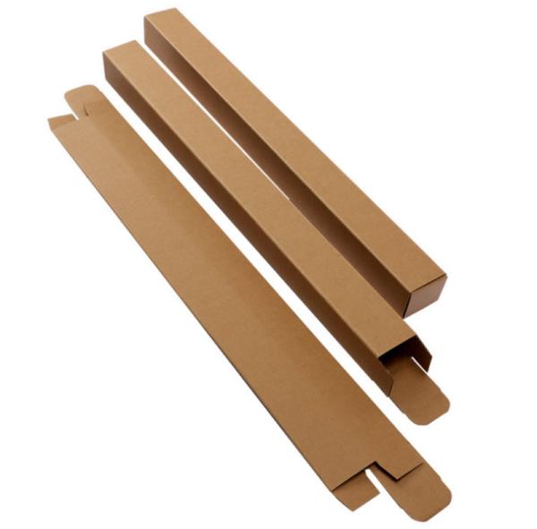 Long Rectangular Box For Packaging For Lamp Tube Wallpaper, corrugated paper