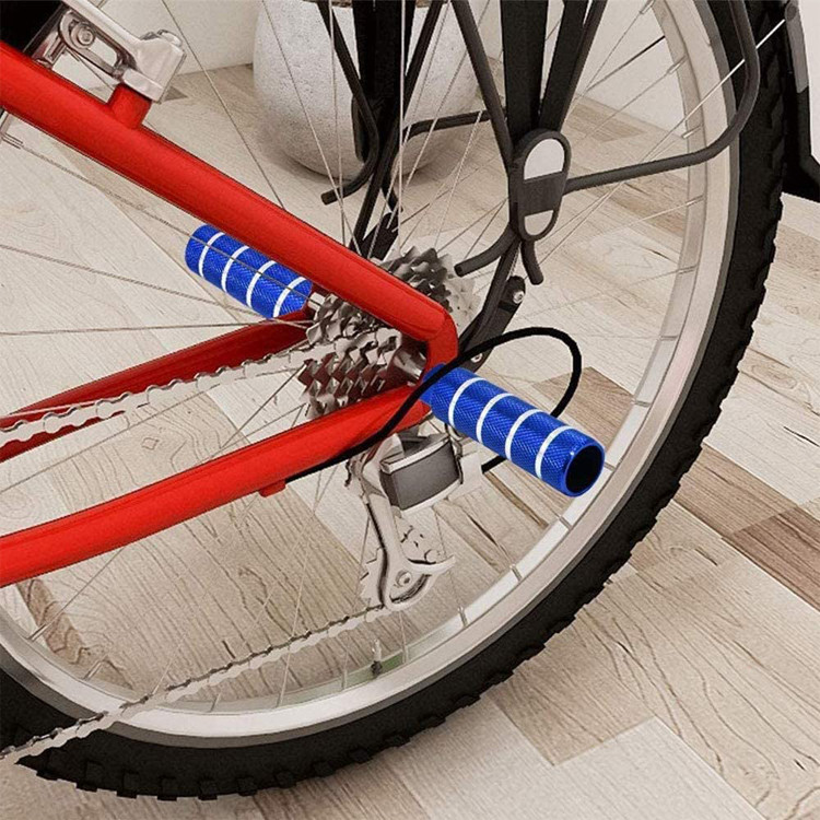 Bike BMX Pegs Aluminum Alloy Anti-Skid Lead Foot for Mountain Cycling Rear Stunt Fit 3/8 inch Axles