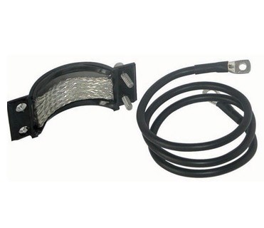 Quick Grip Compact Ground Block For Coaxial Cable With Tinned Copper Strip