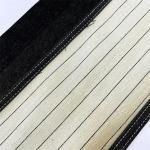 67 inch Black Jacquard Denim Fabric Vogue 13.2Oz Fastness Stripe