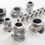 Sand Blast TEX77 Convey Screw Elements For Petrochemical Industry