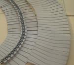 SS3873TAB-K1000 / K1200 plastic plate top snap on conveyor chains stainless