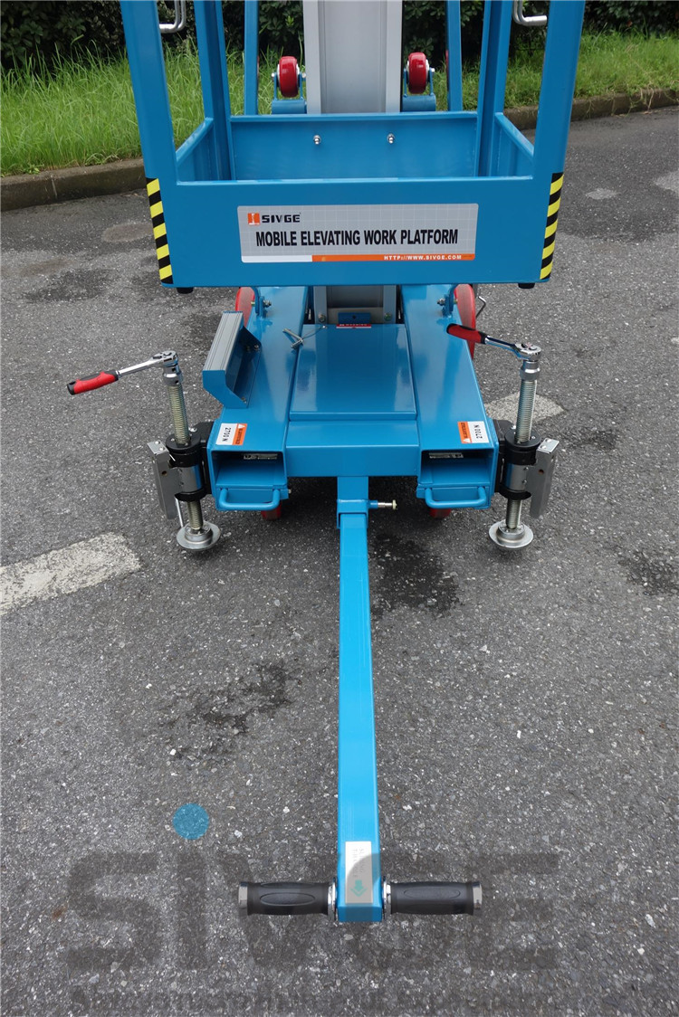 Easy Loading Truck Mounted Aerial Lift 8 Meter Working Height For One Person