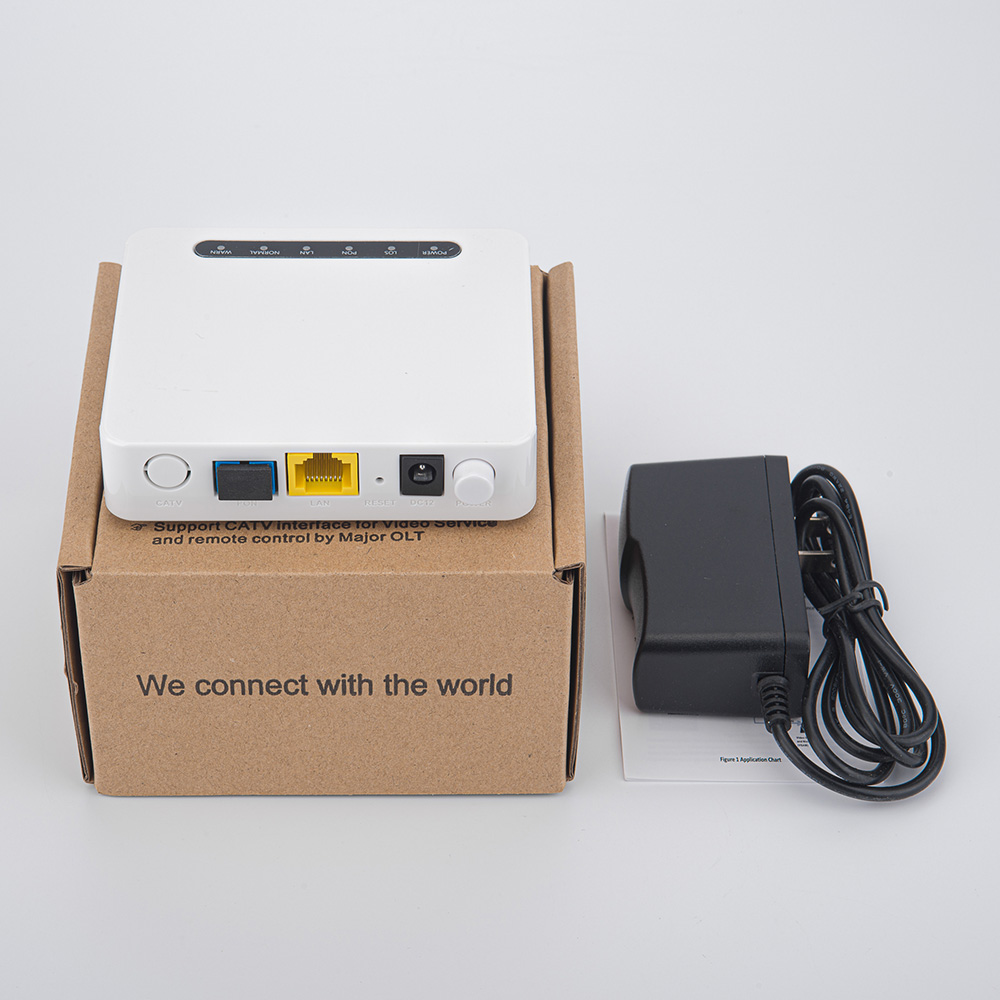 FTTH FTTO FTTX Epon E Gpon Plastic Casing XPON 10/100/1000Mbps