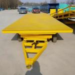 Manufacturing Industry Electric Transfer Cart Rotates Forward Backward Left