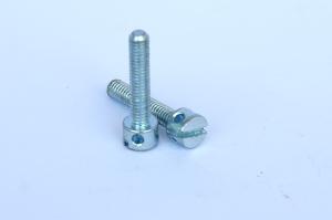 Quality Single Hole Slotted Lead Seal Screw Zinc Plated Pan Head Electric Meter Screws Anti-Tamper Sealing Screws wholesale