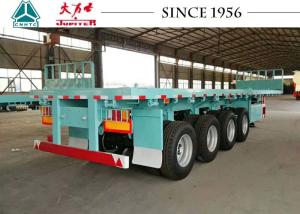 Quality 4 Axle 40Ft Flatbed Trailer For Container Transport wholesale