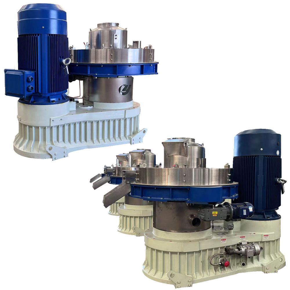 High Output Straw Wood Pellet Making Machine With Custom Voltage And Air Cooled Gear Oil Cooling System