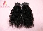 Grade 10A Malaysian Human Hair Deep Curly Extensions No Tangle No Shedding