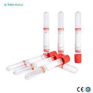 Quality Serological Tests Glass Blood Collection Tubes 13x75mm Plain Red Top Blood Tube wholesale