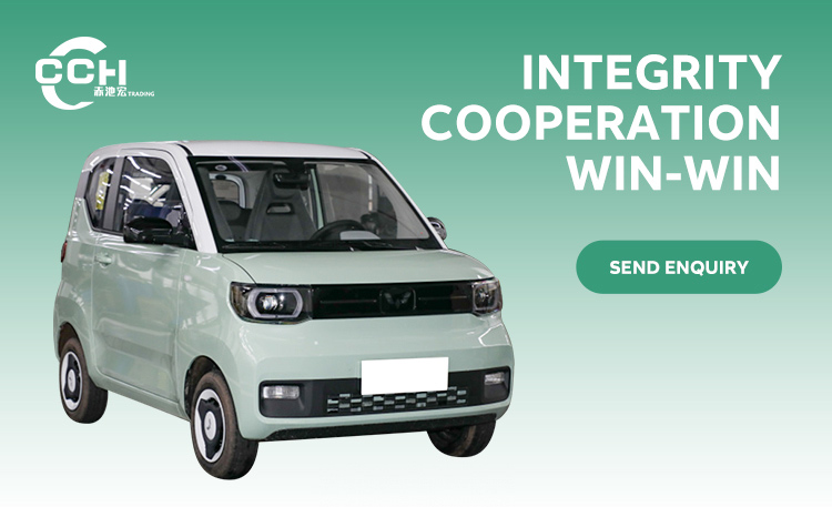 170km NEDC Max. Range Wuling Hongguang Mini EV Electric Car for and Powerful Performance