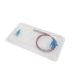 Steel Tube PVC G657A1 0.9mm 1m SC/APC Fiber Optic 1x2 Plc Splitter