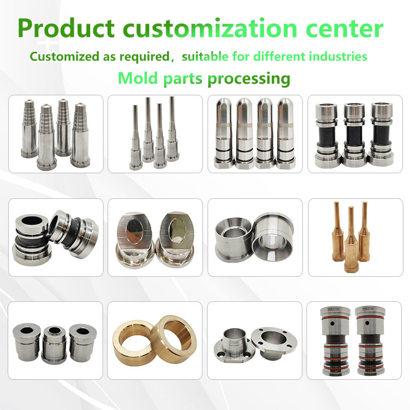 Stavax Tool Steel Injection Molding Parts , Mold Ejector Pins With Groove