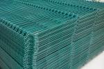 Four Curved Welded Wire Mesh Panel 50X100mm Galvanized Security Fence