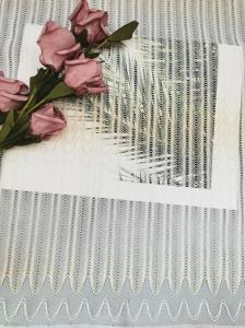 Quality Geo Corded Linear Embroidery Tone - Tone Polyester Lace Trim wholesale
