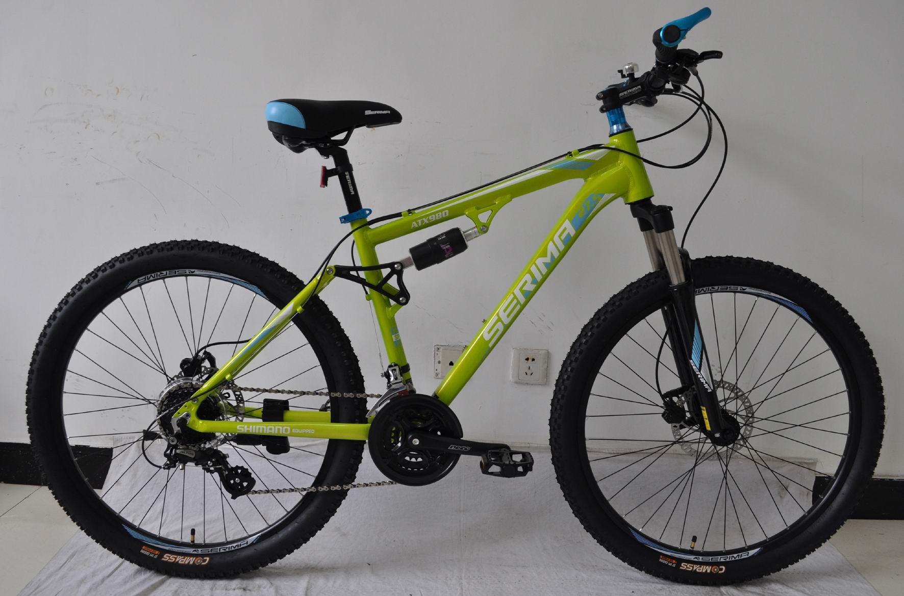 Made in China wholesale 26 inch steel 18/21 speed dual suspension mountain bike MTB bicycle/bicicle