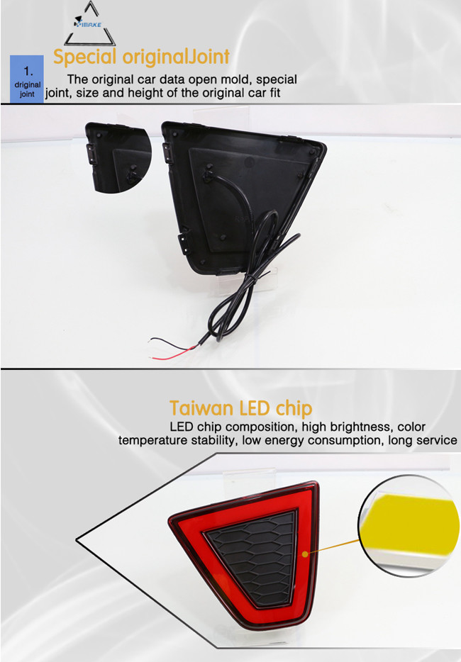 Multi Functional Reverse Brake Light Turn Signal For Honda Jazz Fit 2014-2016