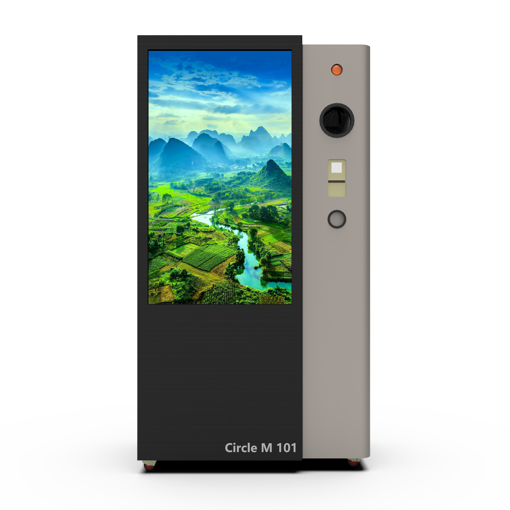 Commercial Supermarket Indoor Circle RVM 739 RVM Reverse Vending Machine