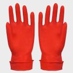 Household Unlined Rubber Dish Gloves Chemical Resistant